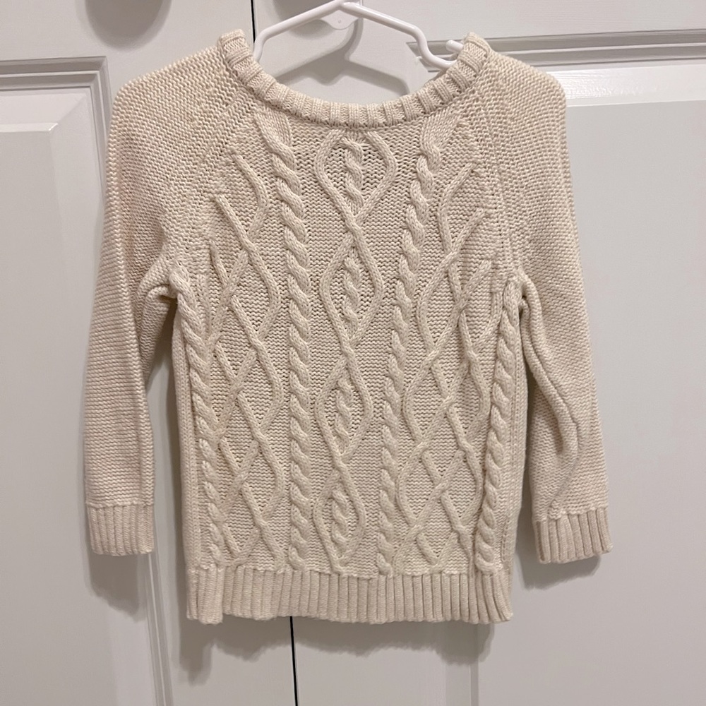 Cream sweater